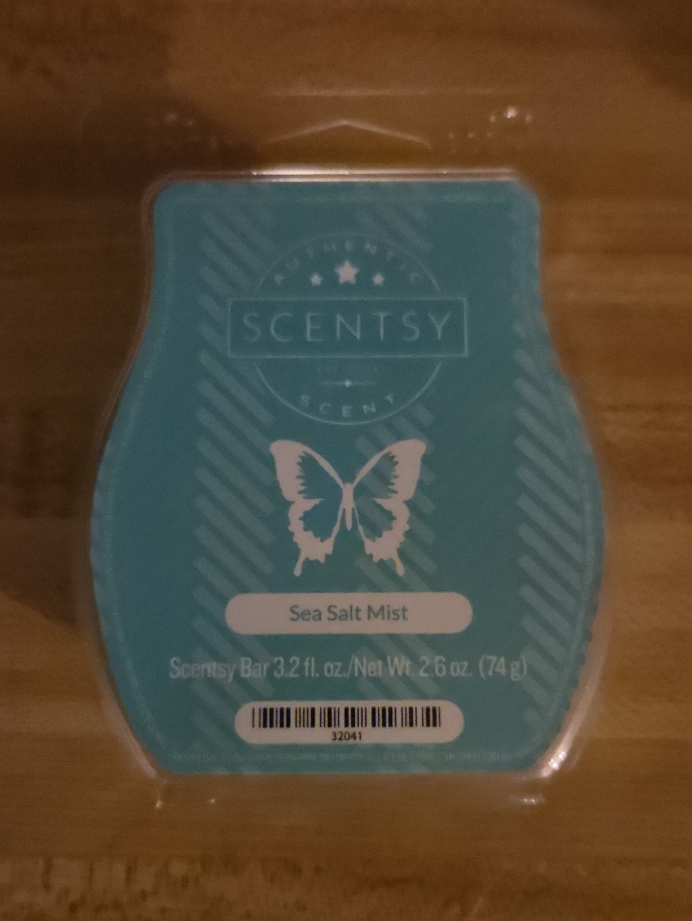 Scentsy Sea Salt Mist Wax Bar - Aqua Blue Scented Melts